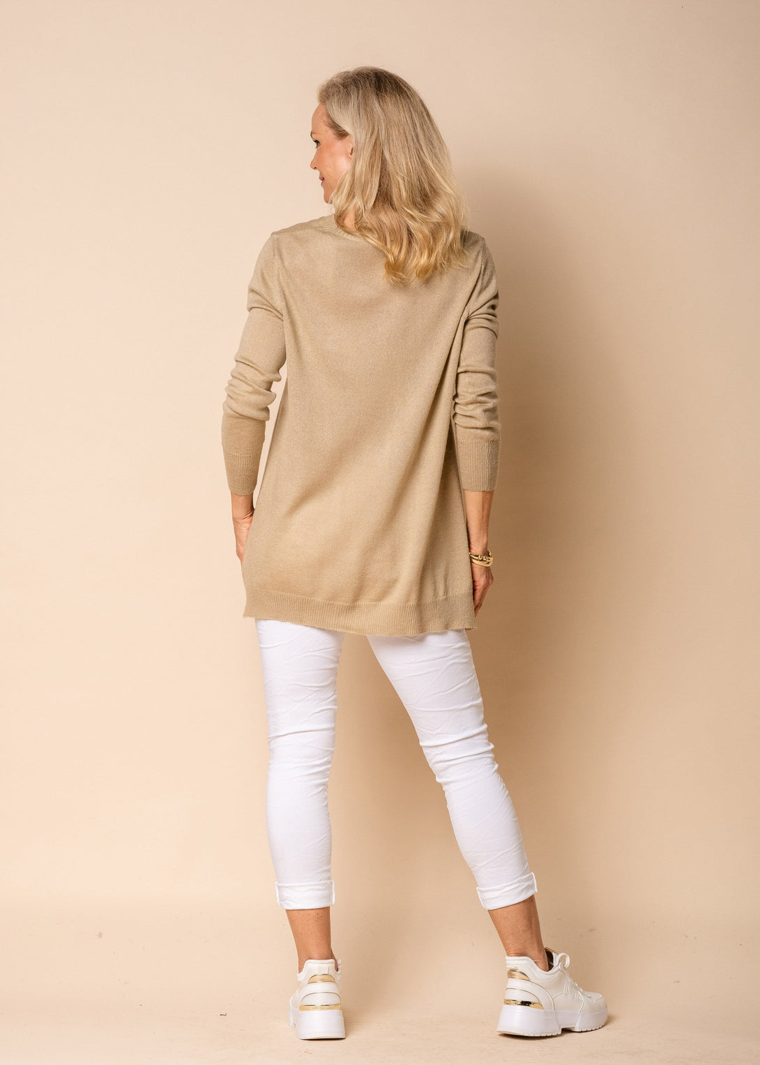 Snow Knit Top in  Latte