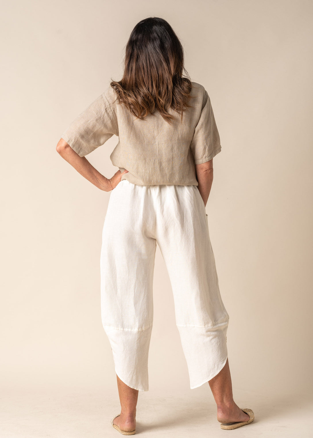 Nerida Pant in Cream