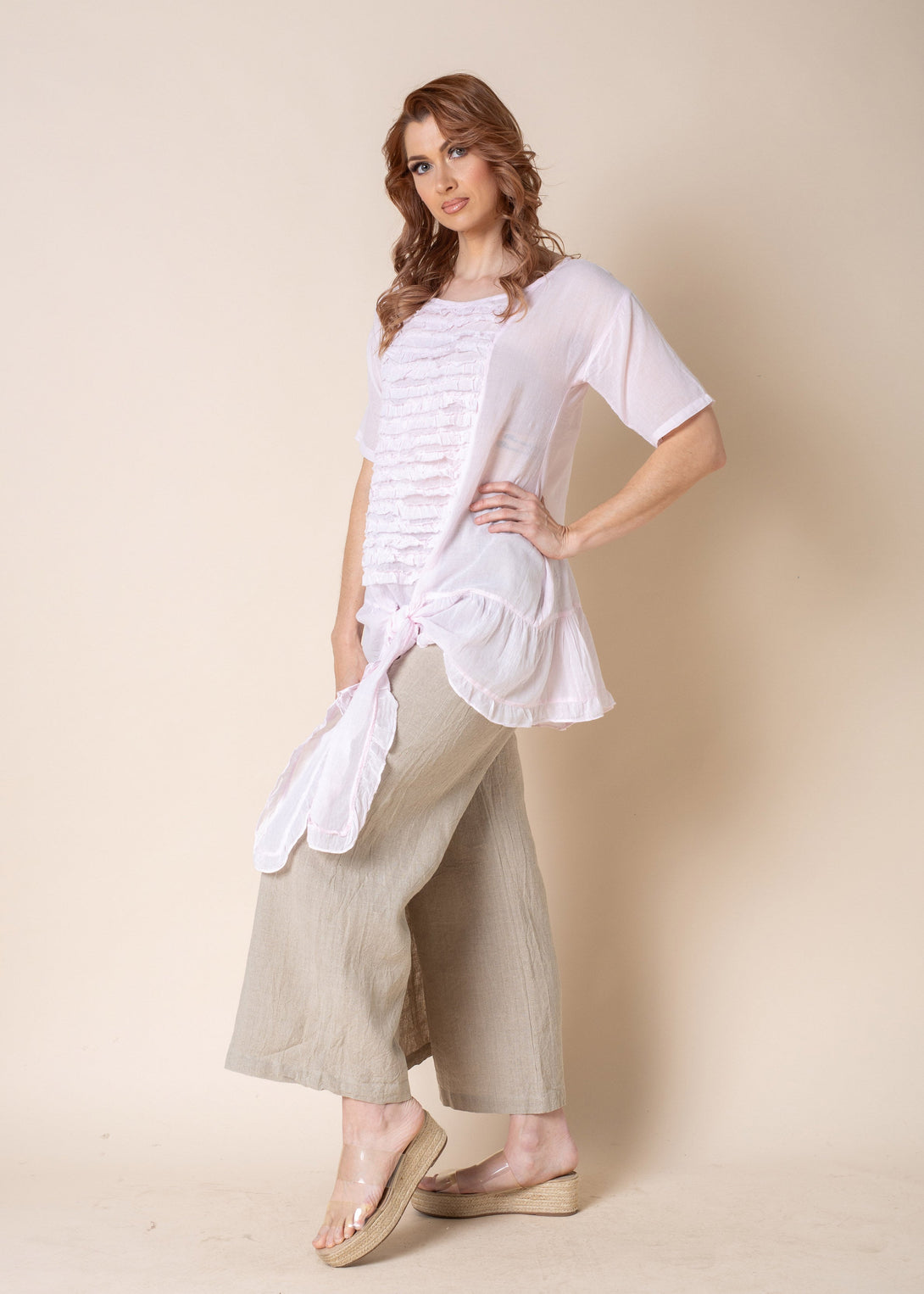 Kinara Cotton Top in Blush