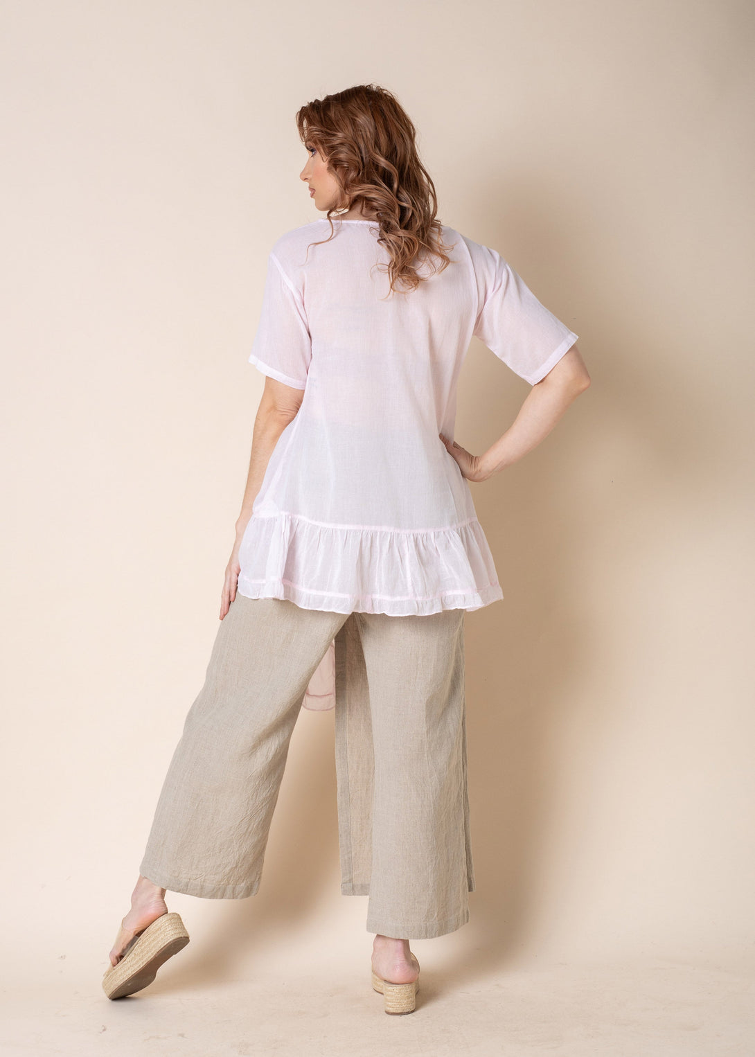 Kinara Cotton Top in Blush