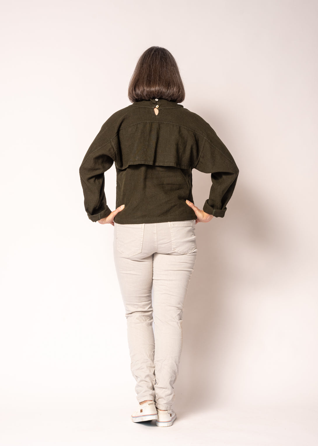 Connie Pants in Latte - Imagine Fashion