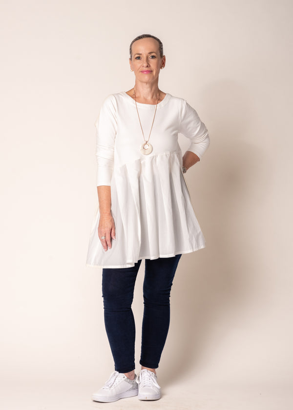 Jovie Cotton Top in Cream