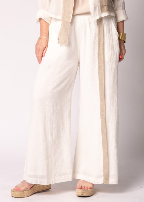 Nova Linen Pants in Cream