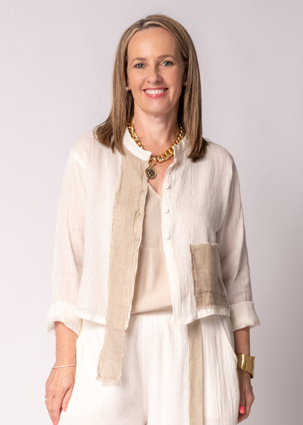 Emery Cotton Top in Cream