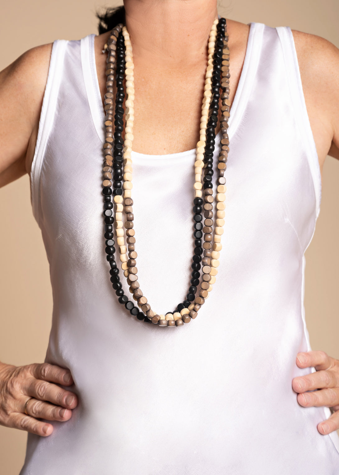 Marina Necklace in Onyx - Imagine Fashion