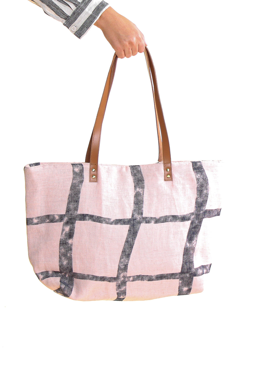 Anna Shopper Bag in Blush - Imagine Fashion