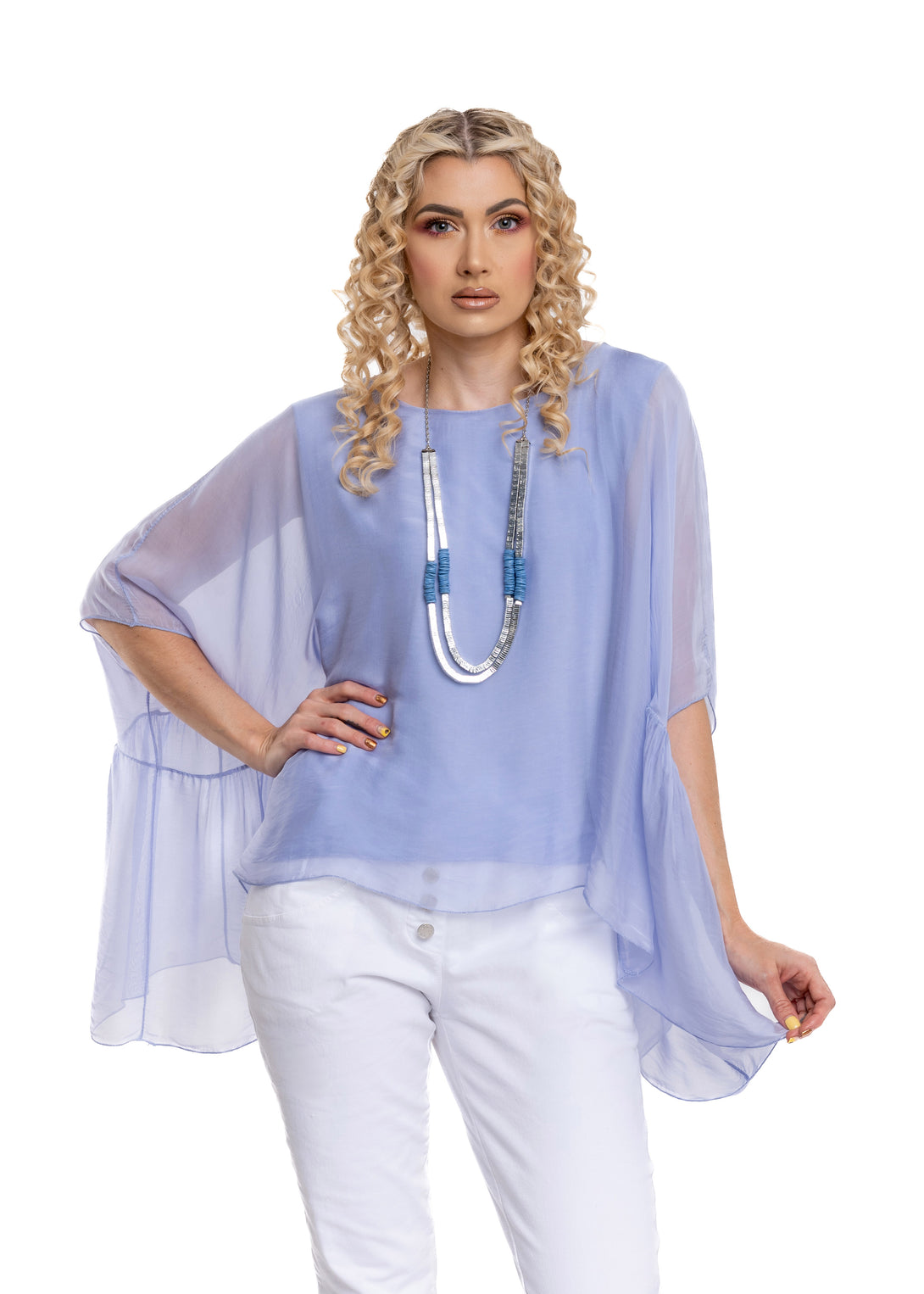 Florence Top in Periwinkle - Imagine Fashion