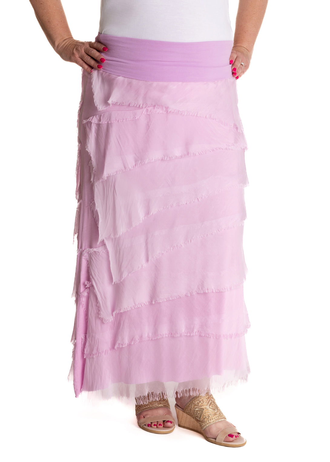 Fifi Skirt in Petal Pink - Imagine Fashion
