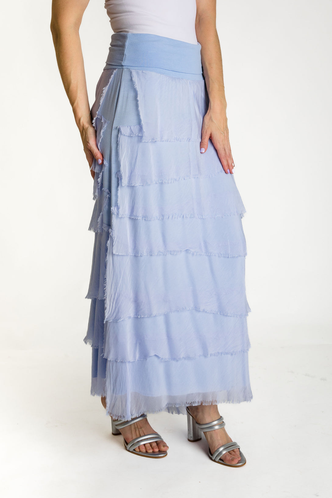 Fifi Skirt in Periwinkle - Imagine Fashion