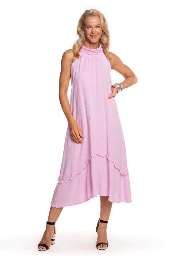 Kleio Dress in Petal Pink - Imagine Fashion