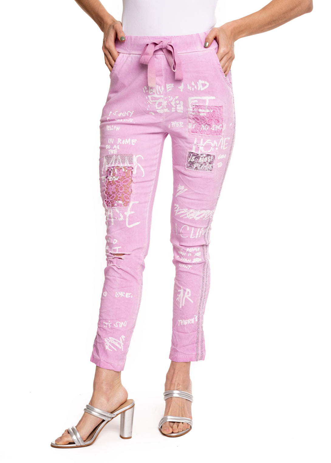 New Livia Pants in Petal Pink - Imagine Fashion