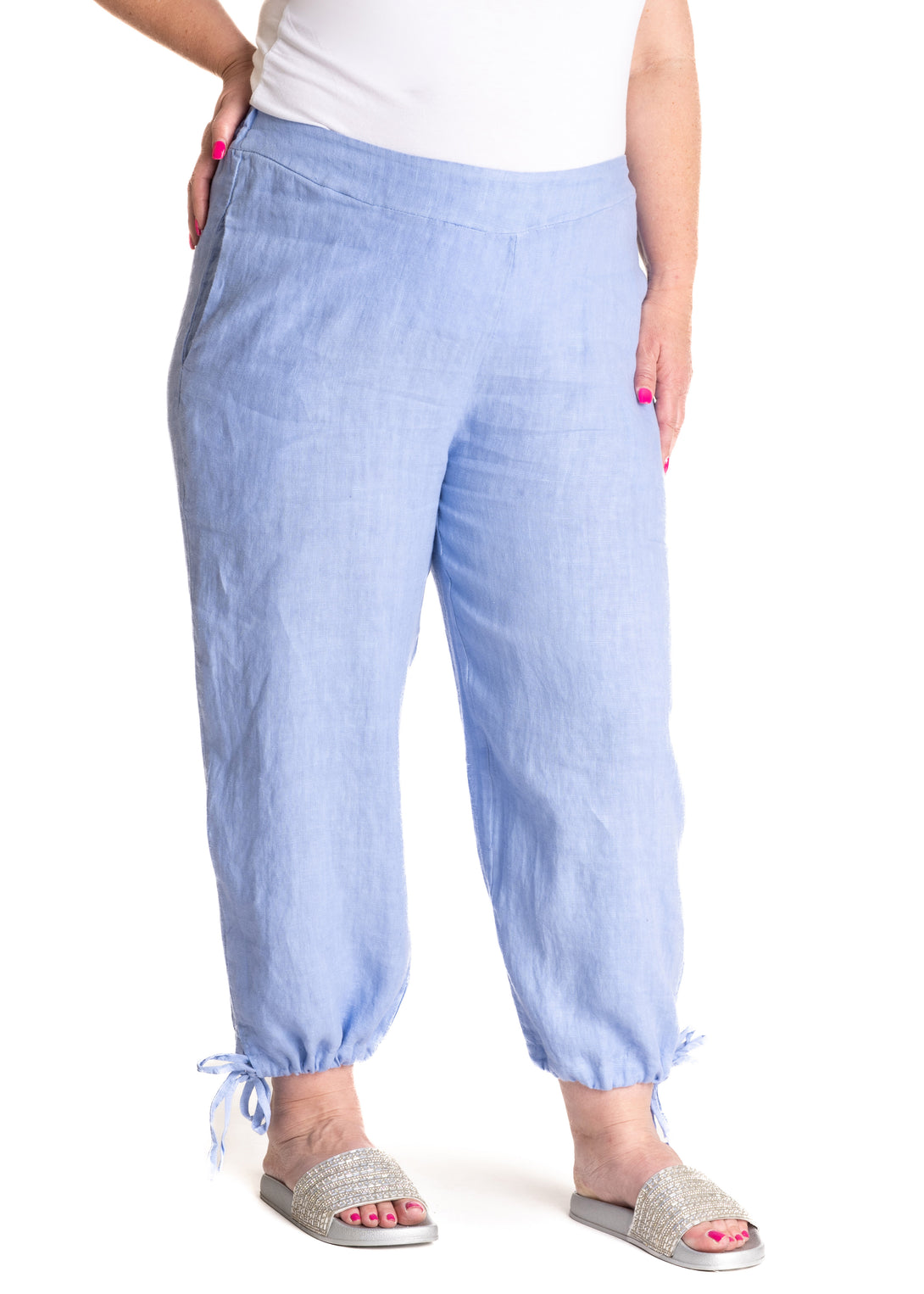River Pants in Periwinkle - Imagine Fashion