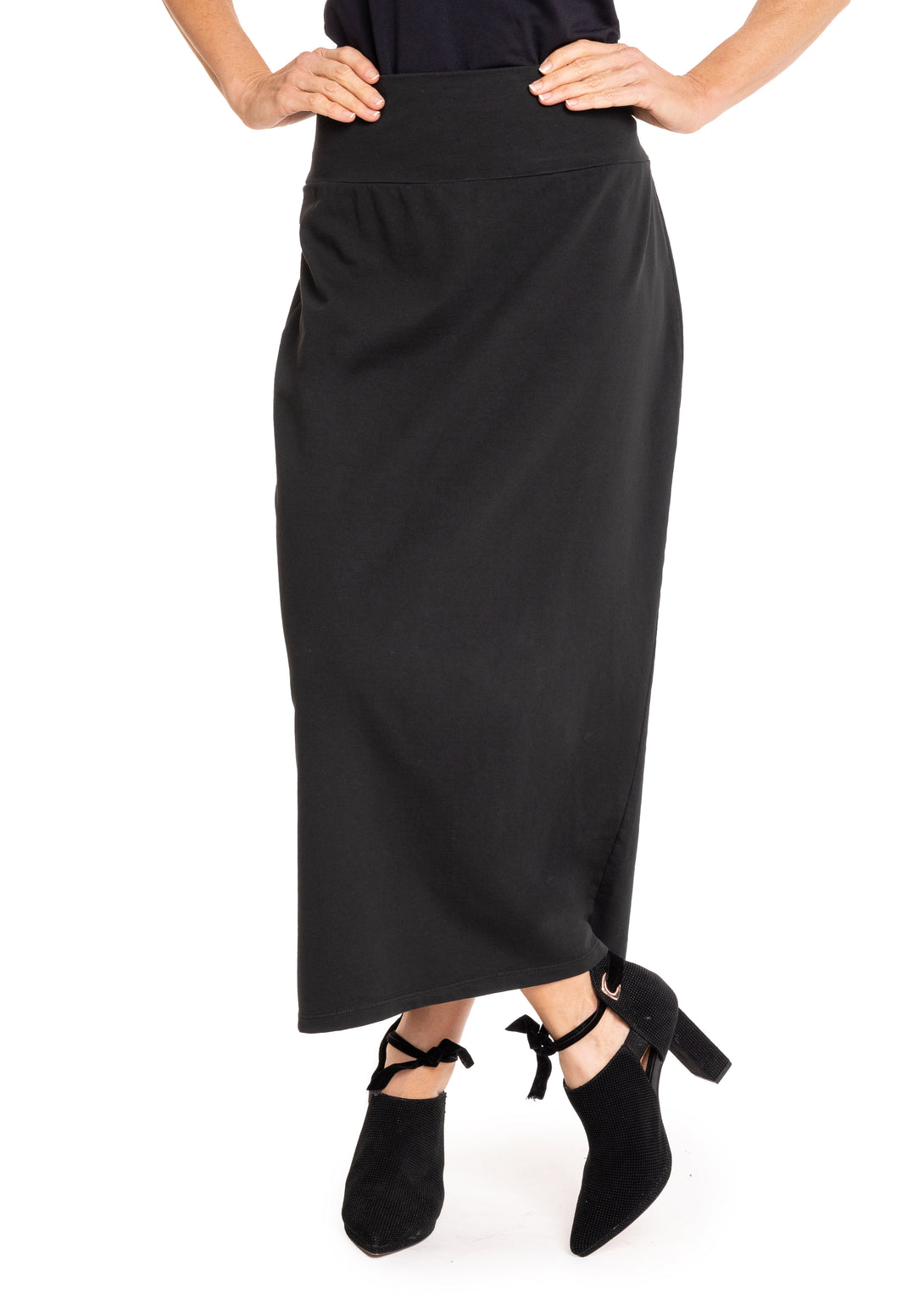 Carina Skirt in Onyx - Imagine Fashion