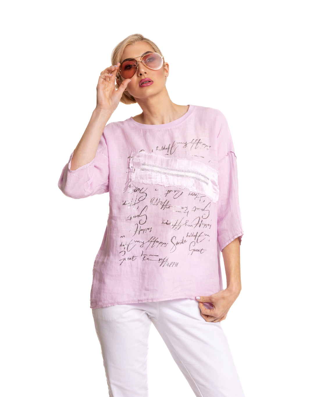 Lia Top in Petal Pink - Imagine Fashion