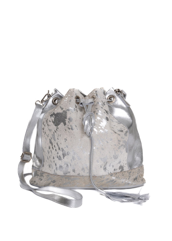 Rhodes Handbag in Silver - Imagine Fashion