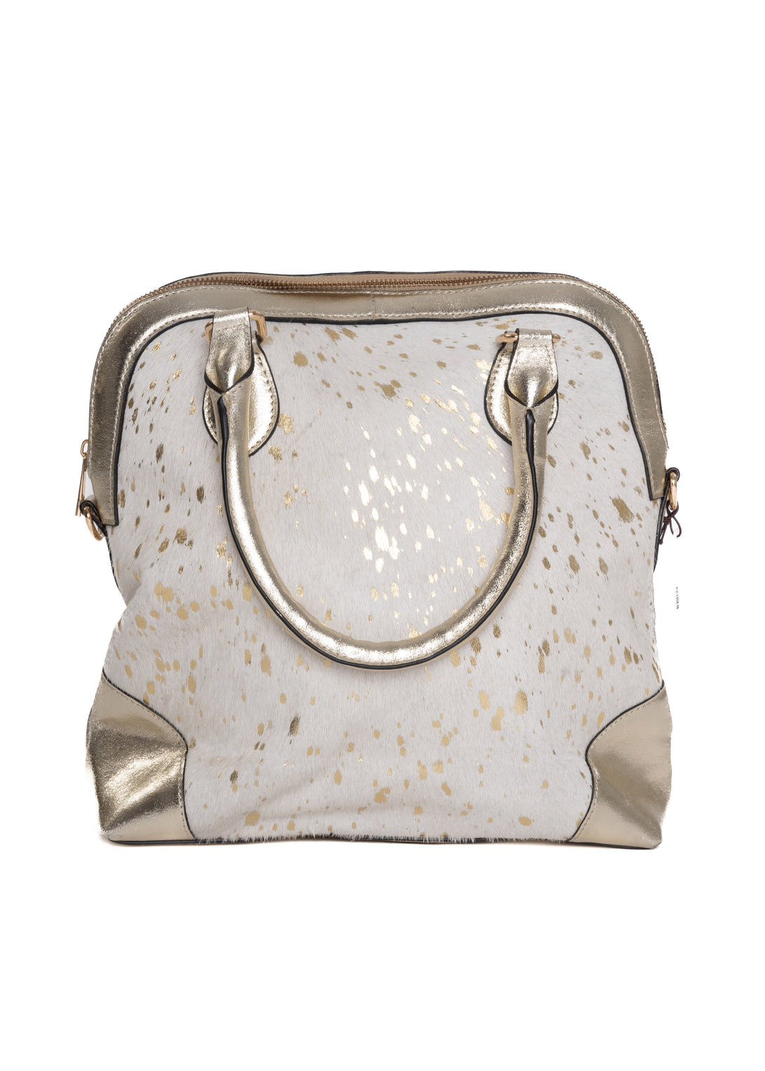 Pilot Handbag in Gold - Imagine Fashion