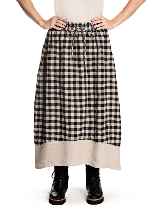 Novella Skirt in Onyx - Imagine Fashion